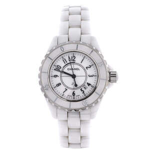 Chanel 33 J12 Quartz Watch Ceramic and Stainless Steel